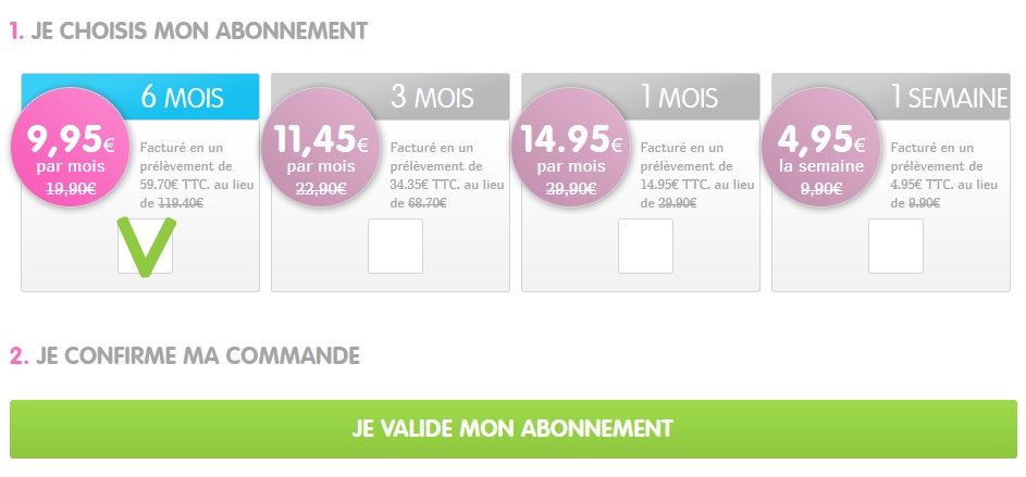 Tarifs & Abonnements 2016 - DivinDefaut