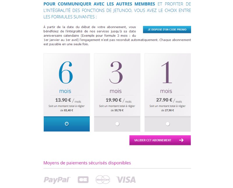 Tarifs & Abonnements 2016 - Junetoo