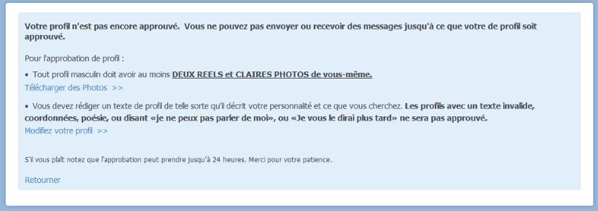 Validation Profil - Buzz Arab