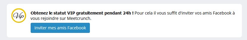 VIP GRATUIT - Meetcrunch