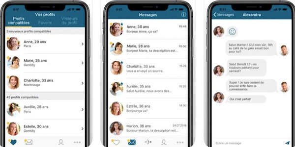 applicatin mobile edarling