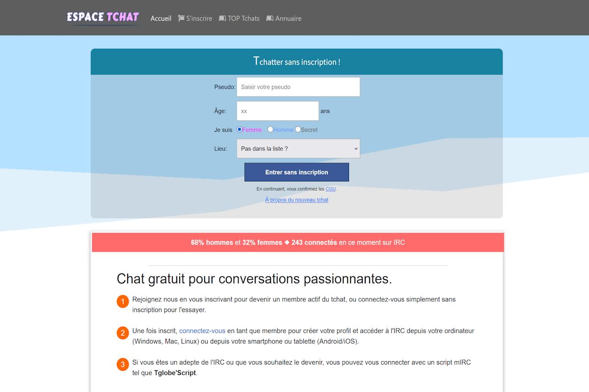 espace tchat