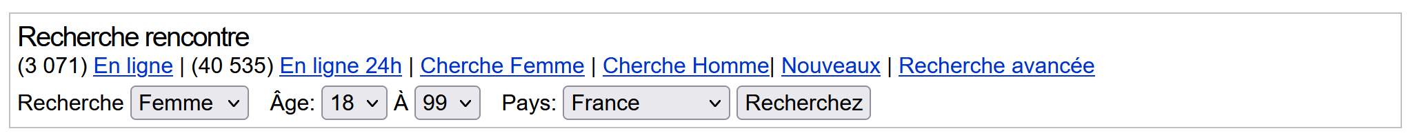 recherche profil je contacte