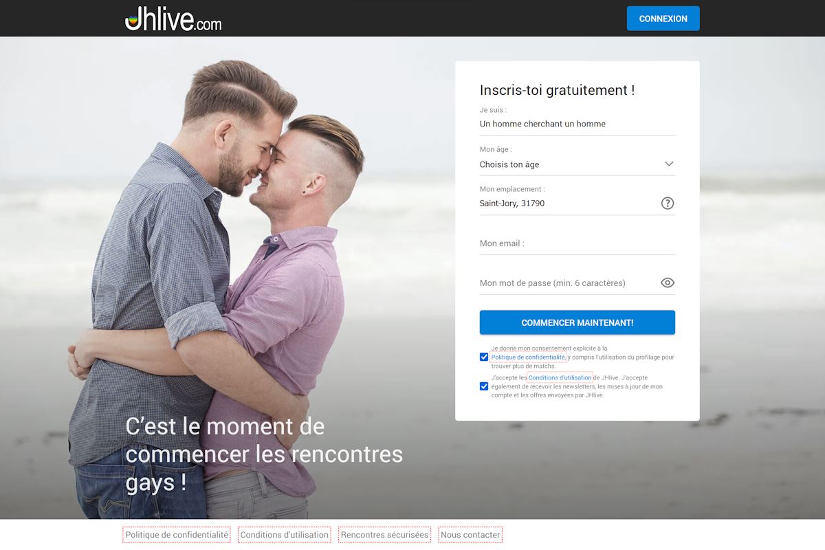 Avis sur jhlive.com : Site de rencontre entre gays
