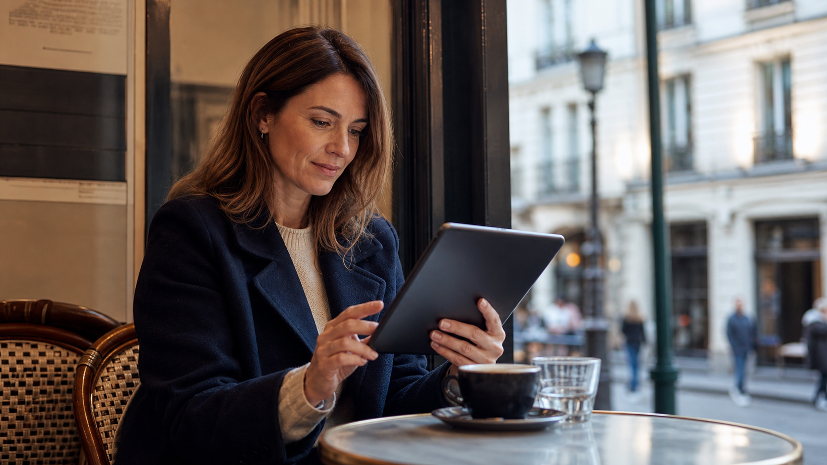 Femme vérifiant si Elite Rencontre est gratuit en 2026
