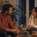 Couple échangeant autour de sujets de conversation