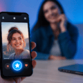 Étoile bleue du Super Like sur une application de rencontre