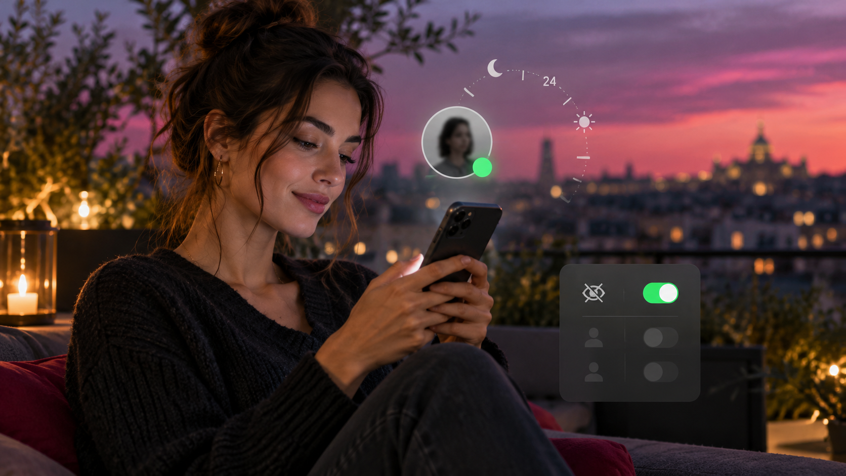Dernière connexion et statut actif récemment sur Tinder